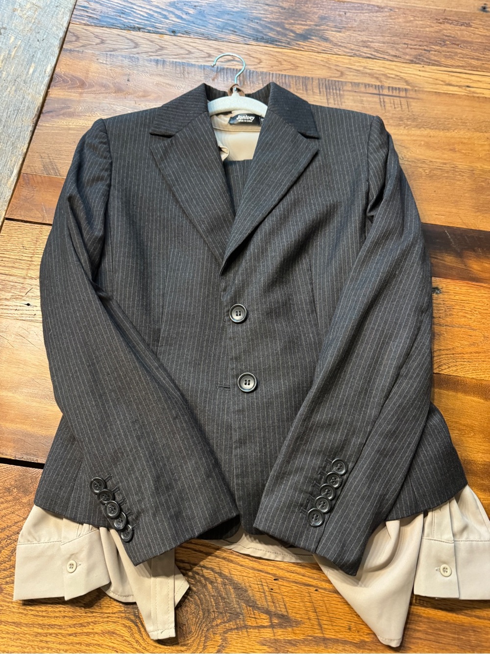 Ann Taylor Charcoal Pinstripe Women's Blazer